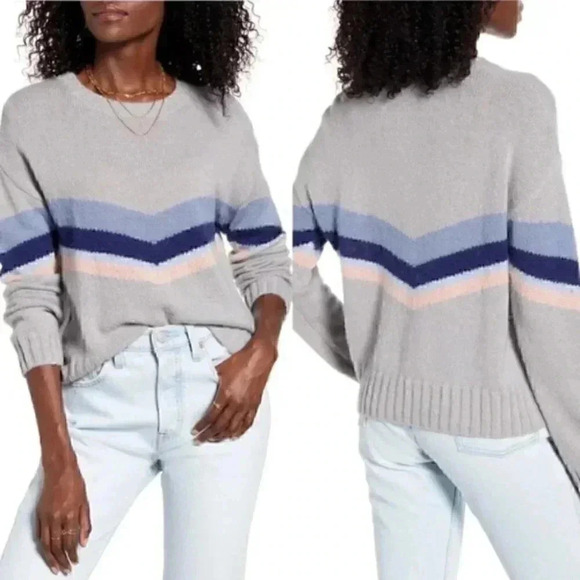 Rails Perci Lakeside Chevron Alpaca Blend Sweater - Picture 1 of 6